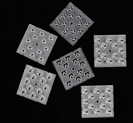 12in1 قدرت بالا 50x50MM چند عدسی آرایه عدسی نوری LED برای چراغ خیابان LED