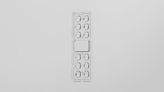 IP66 محافظ LED Street Light Lens با بهره وری 92٪ و توزیع نامتقارن نور برای کاربردهای بیرونی